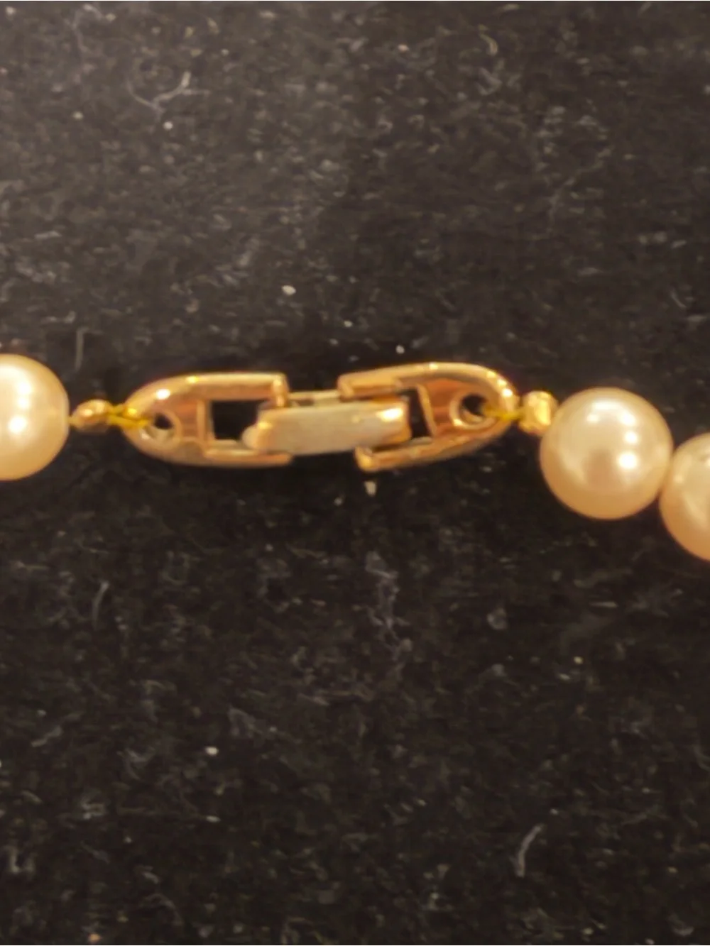Vintage Napier Cabochon Pearl Necklace